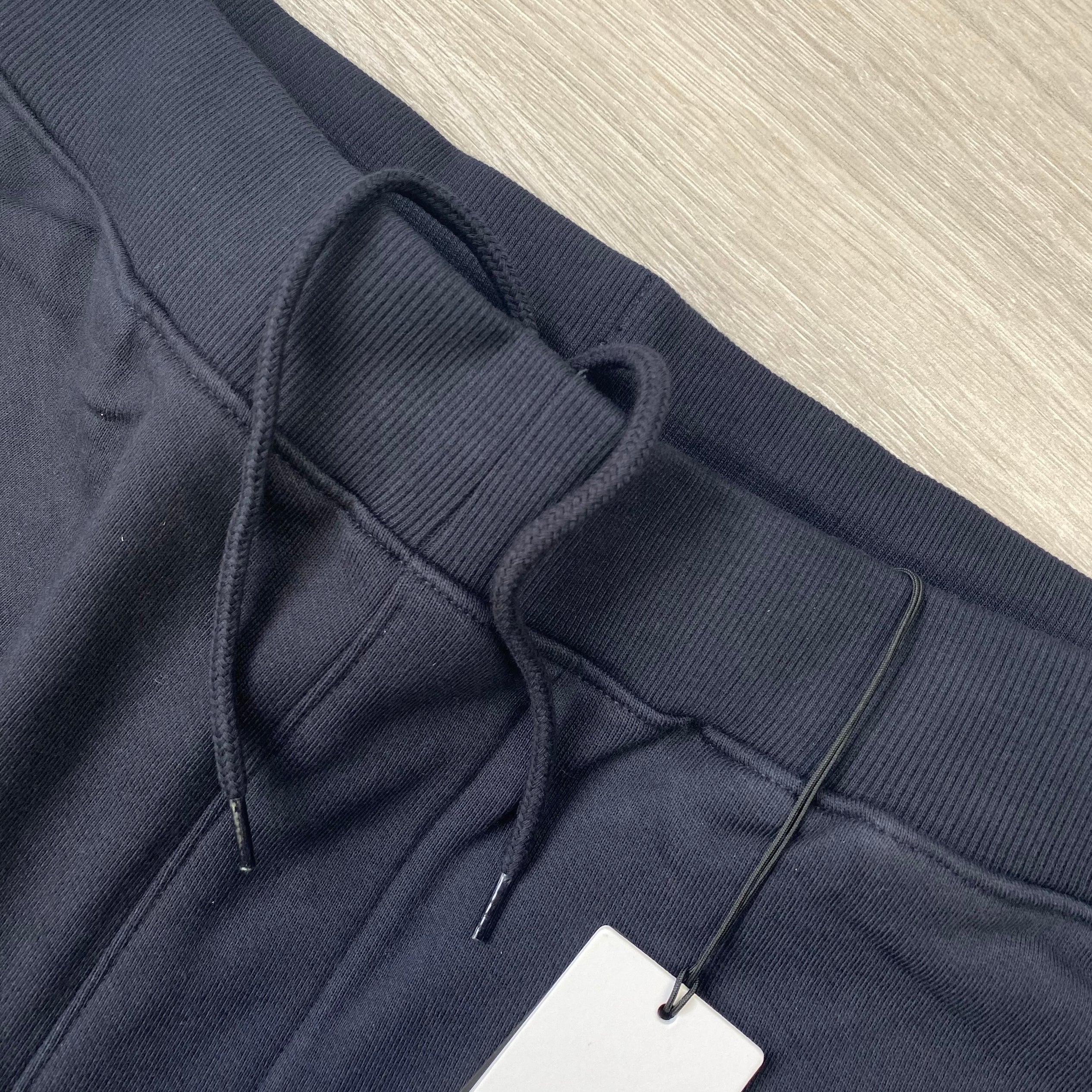 CP Company Raised Fleece Sweatpants - Navy Ironleague