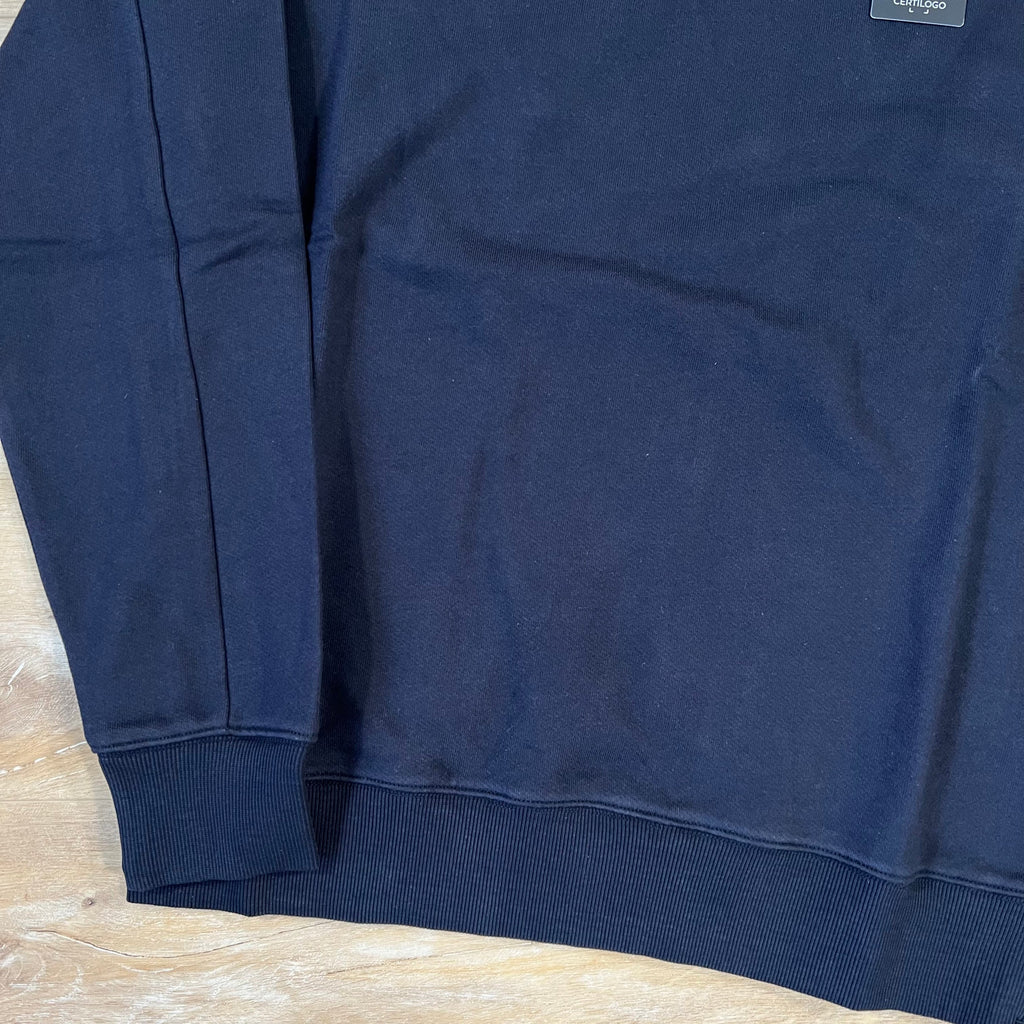 CP Company Diagonal Raised Lens Sweatshirt in Navy Ironleague