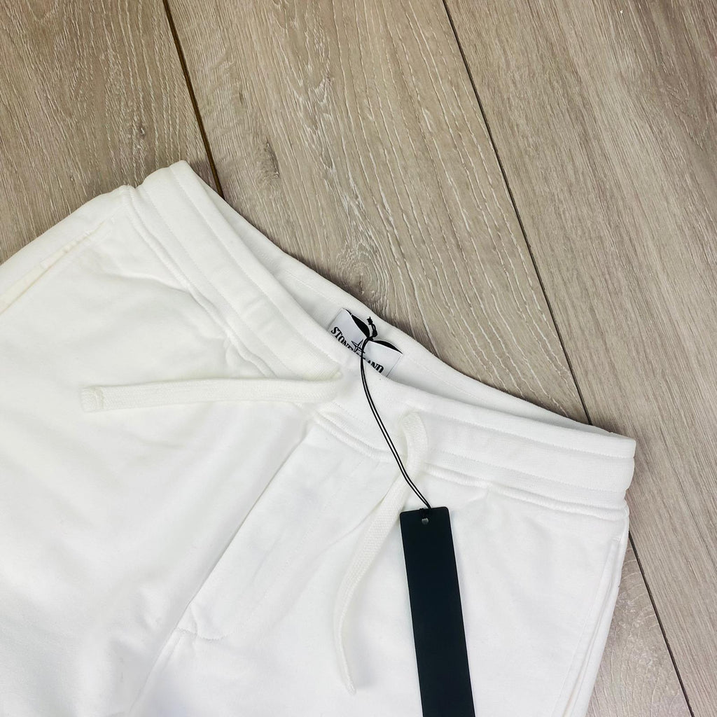 Stone Island Dyed Sweatpants - White Ironleague