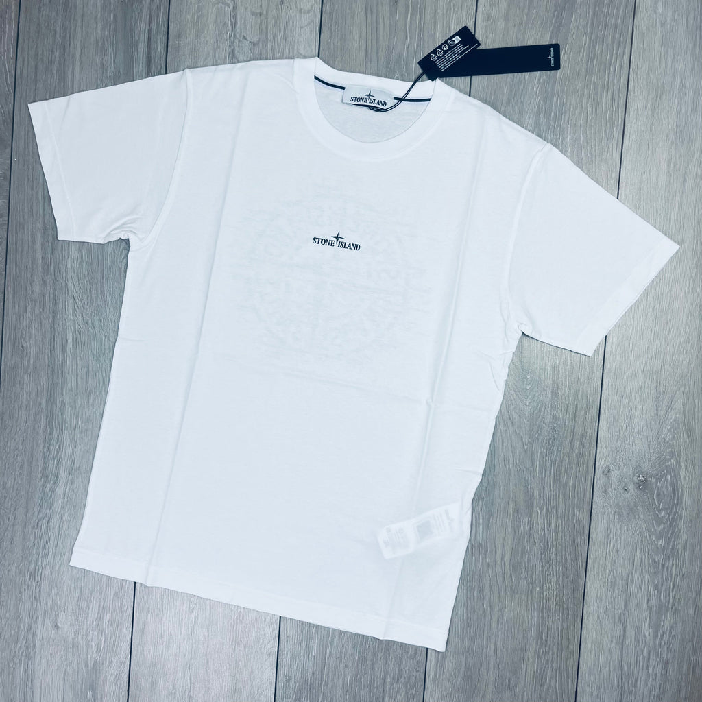 Stone Island Printed T-Shirt - White Ironleague