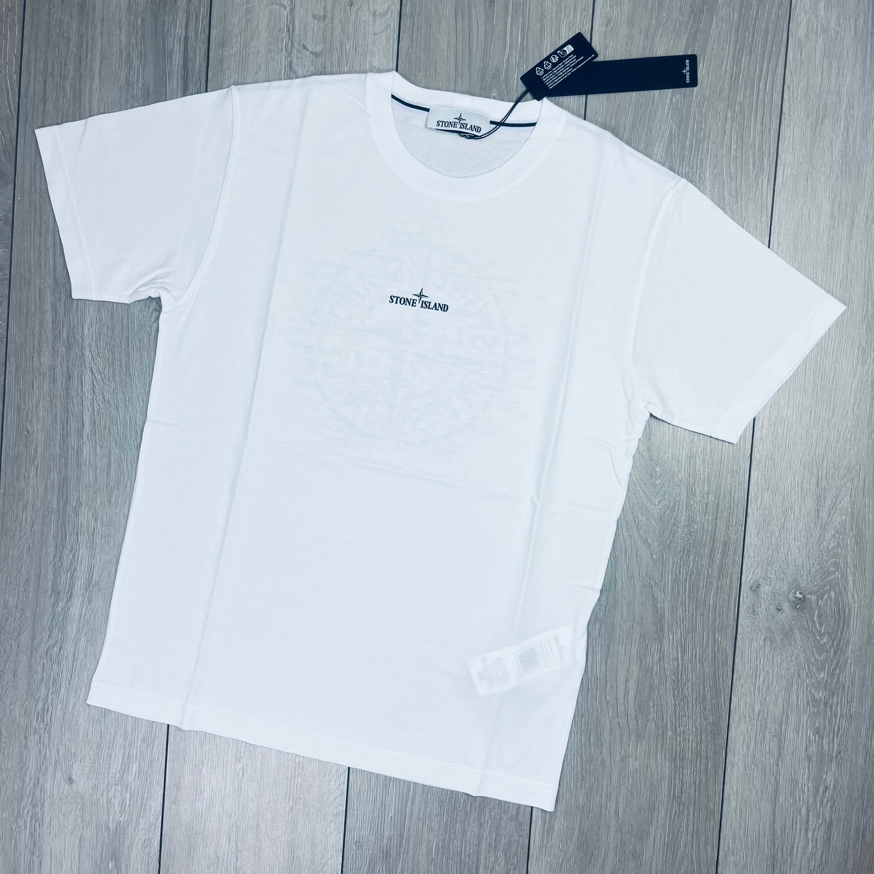 Stone Island Printed T-Shirt - White Ironleague
