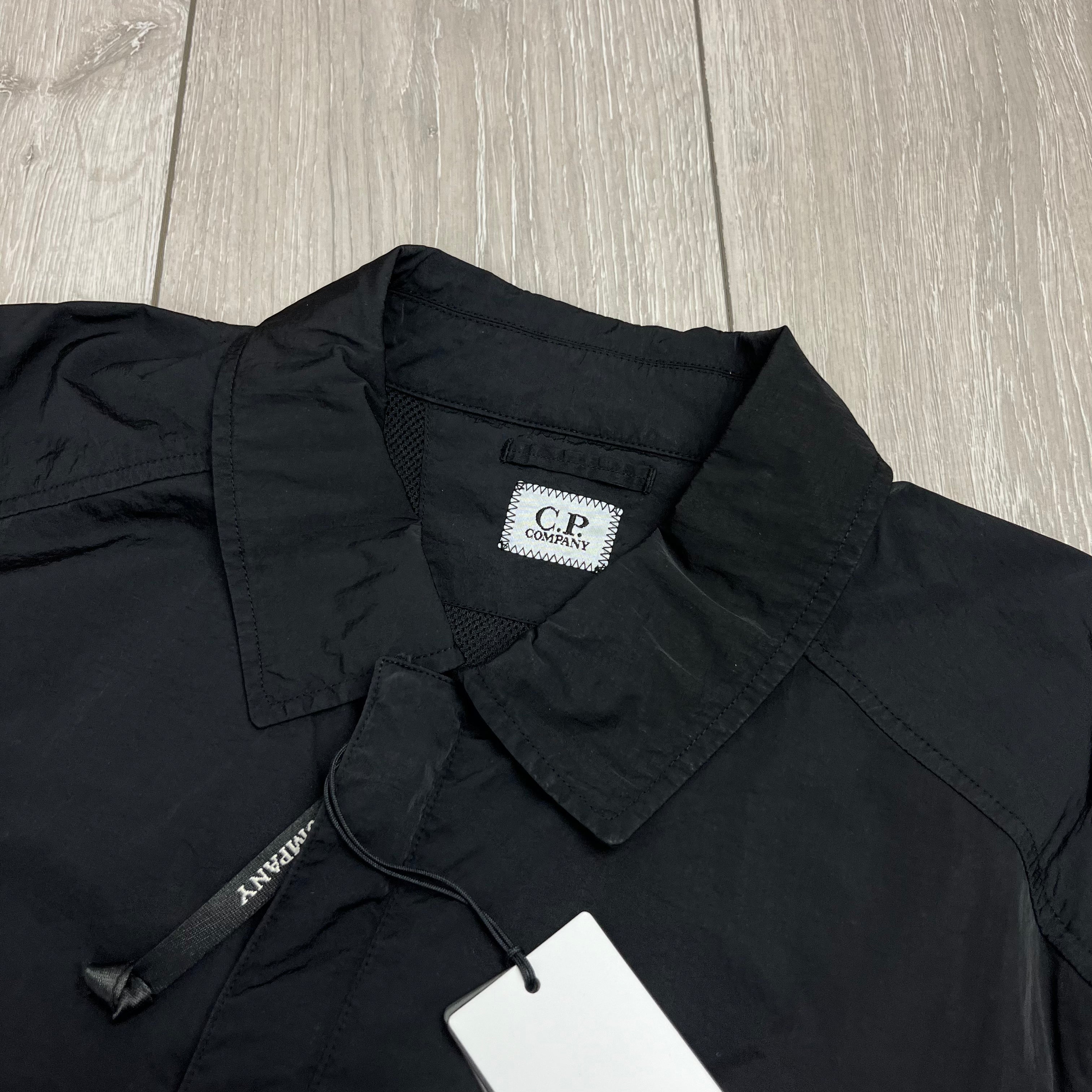 CP Company Chrome Overshirt - Black Ironleague
