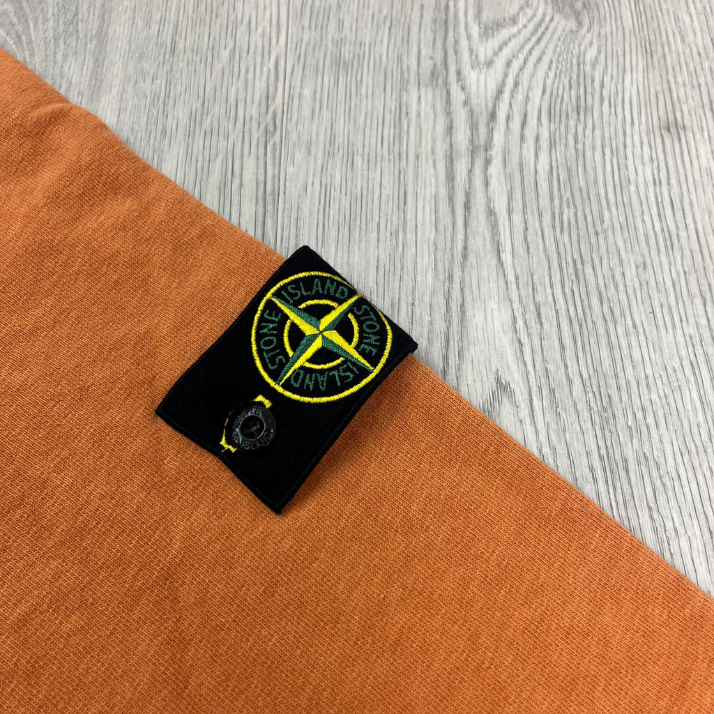 Stone Island Dyed Sweatshirt - Sienna Ironleague