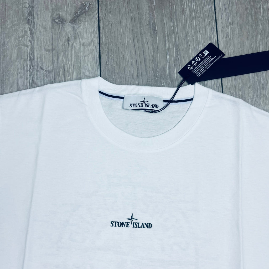 Stone Island Printed T-Shirt - White Ironleague