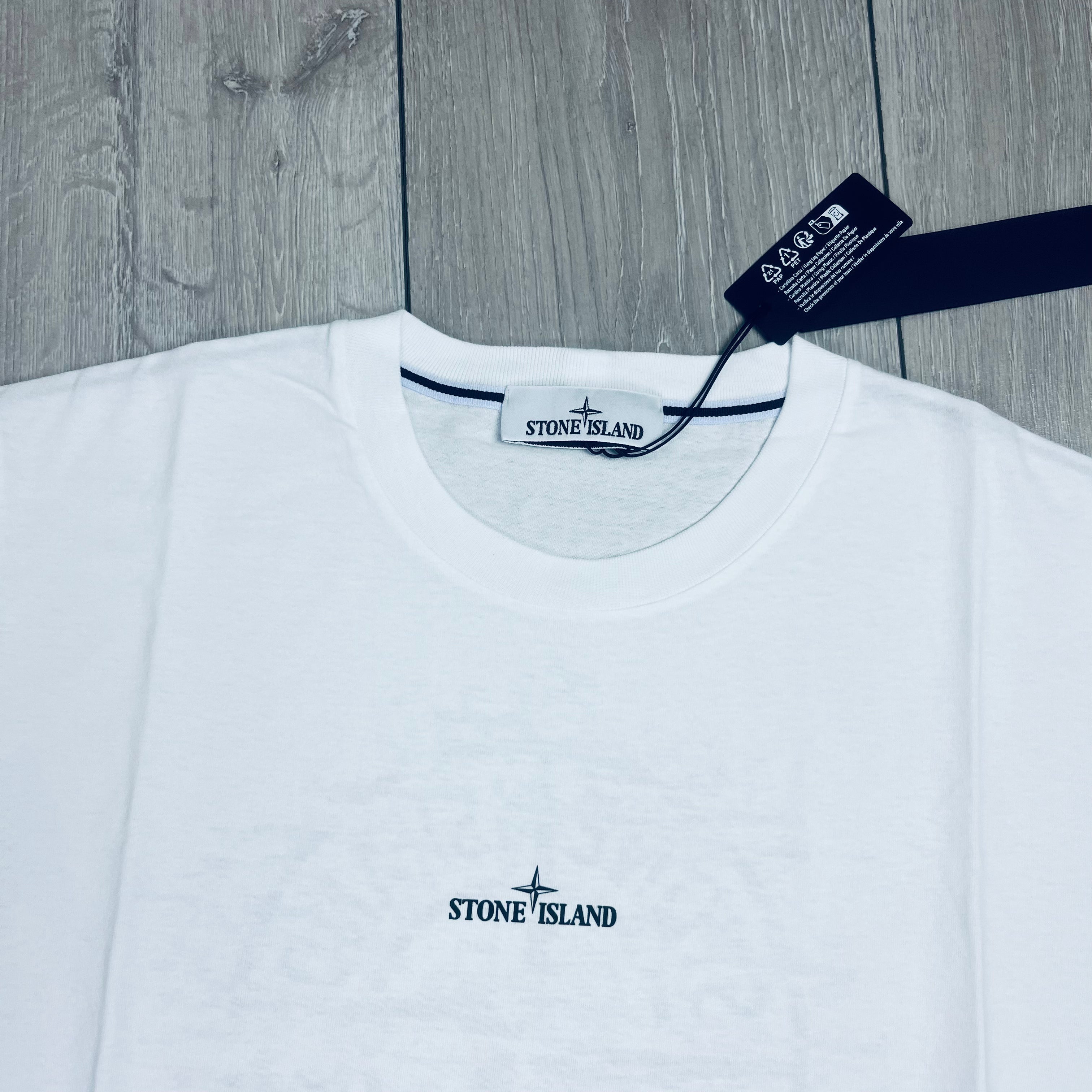 Stone Island Printed T-Shirt - White Ironleague