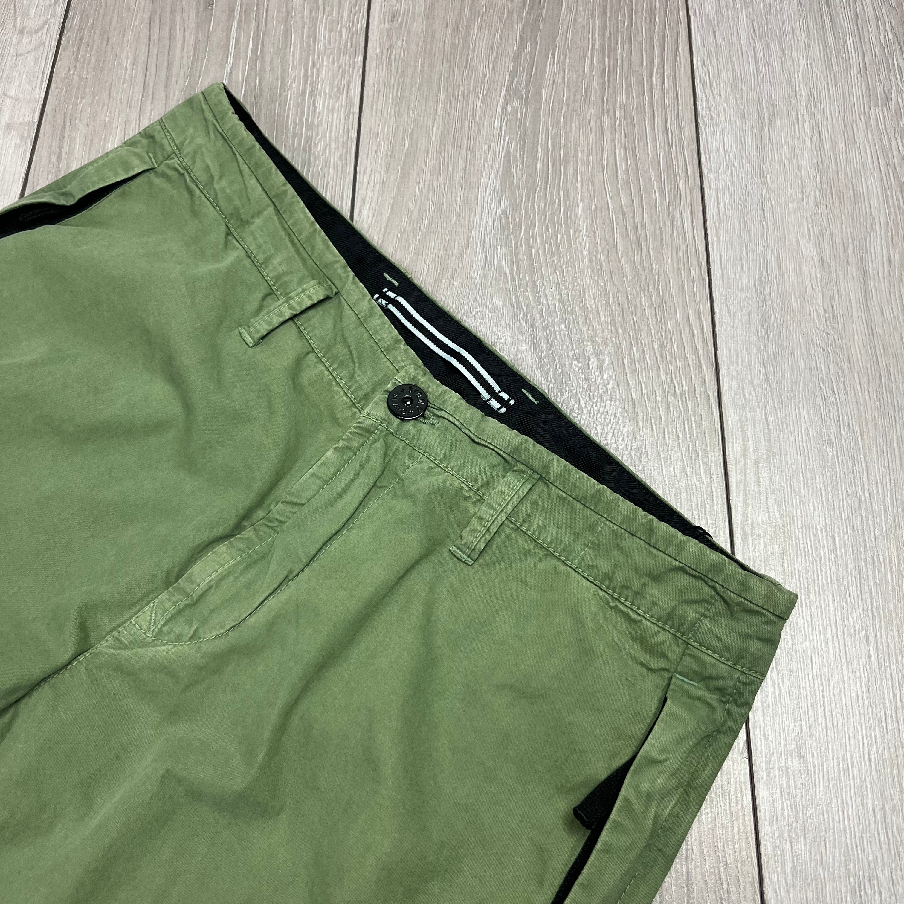 Stone Island Cargo Trousers - Sage Green Ironleague