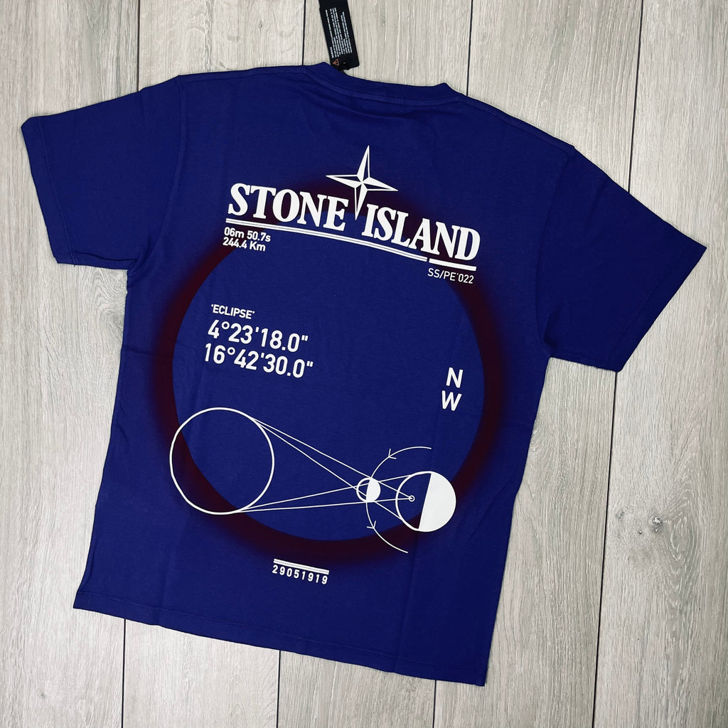 Stone Island Printed T-Shirt - Bluette Ironleague