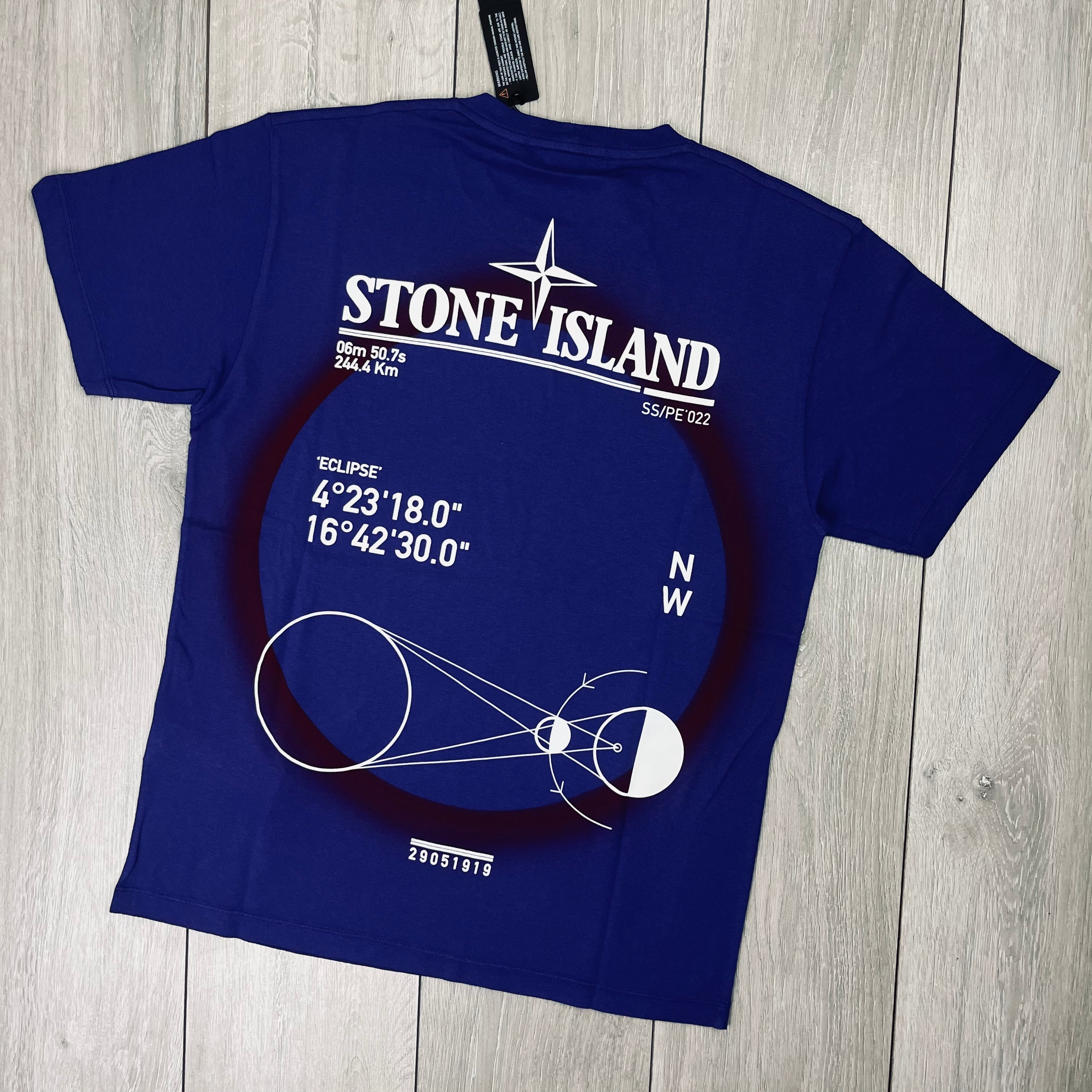 Stone Island Printed T-Shirt - Bluette Ironleague