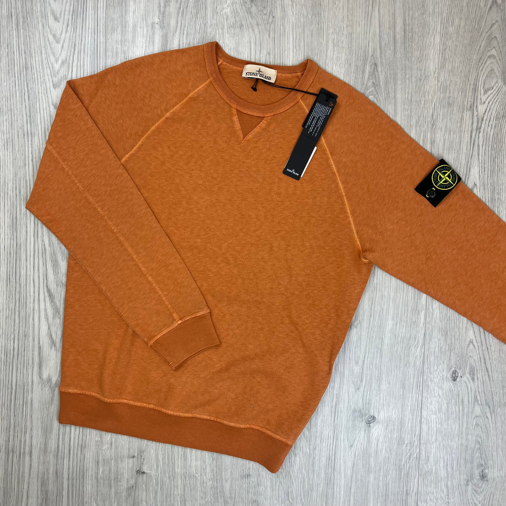Stone Island Dyed Sweatshirt - Sienna Ironleague