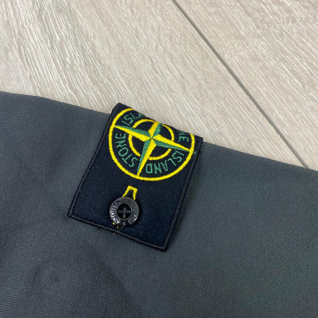 Stone Island Dyed Sweatshirt - Charcoal Ironleague