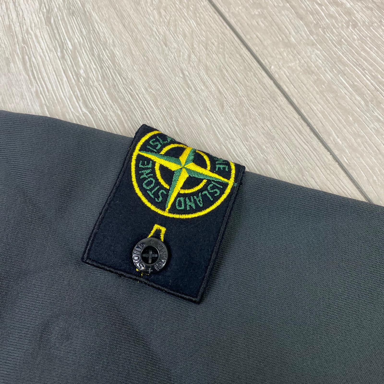Stone Island Dyed Sweatshirt - Charcoal Ironleague