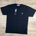 Stone Island Patch Logo T-Shirt in Black Ironleague