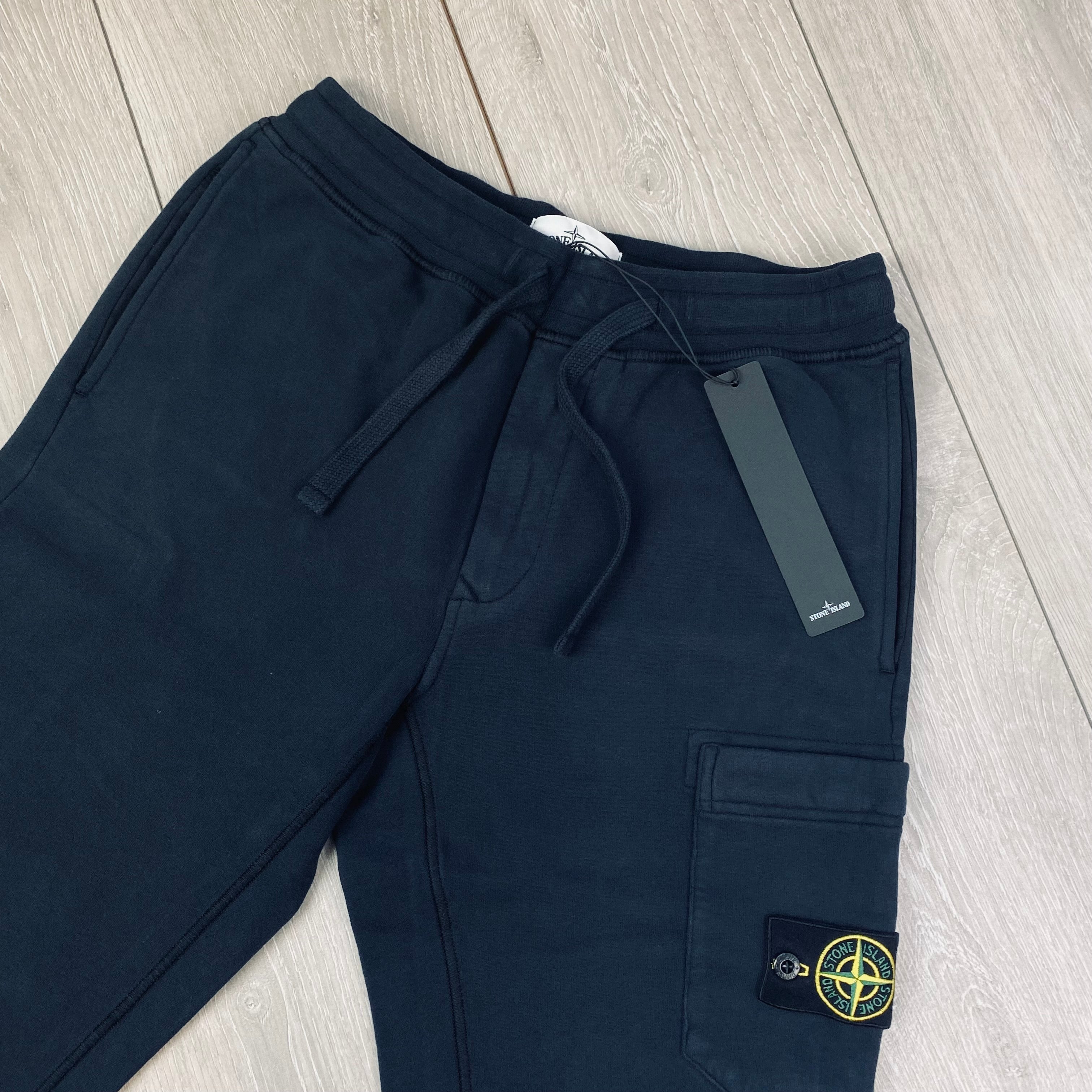 Stone Island Dyed Sweatpants - Navy Ironleague