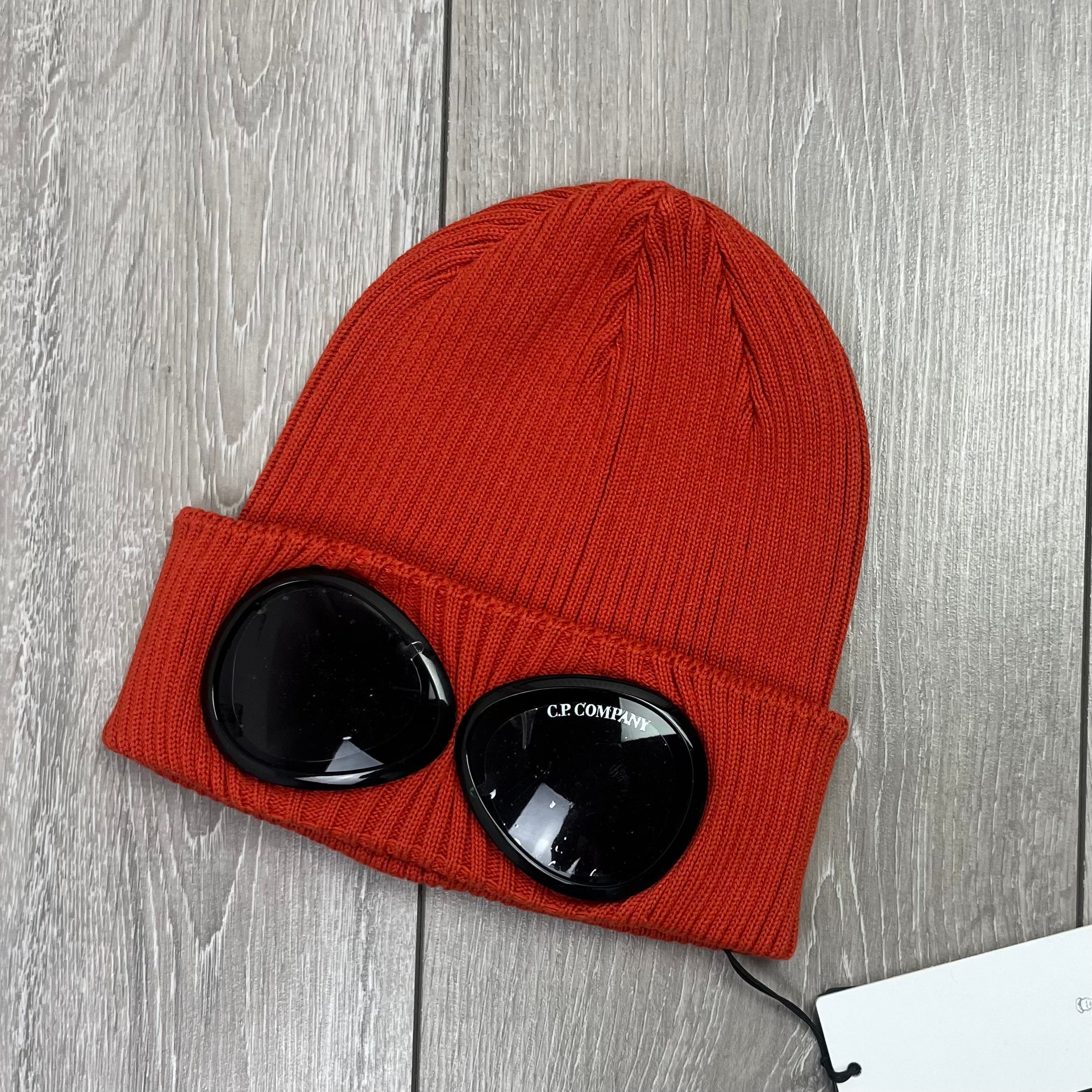 CP Company Goggle Beanie - Pumpkin Ironleague