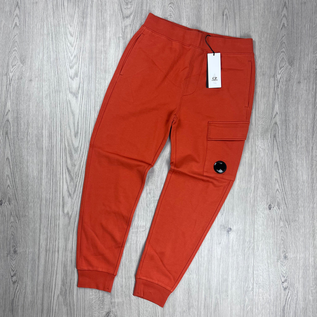 CP Company Raised Fleece Sweatpants - Pumpkin Ironleague