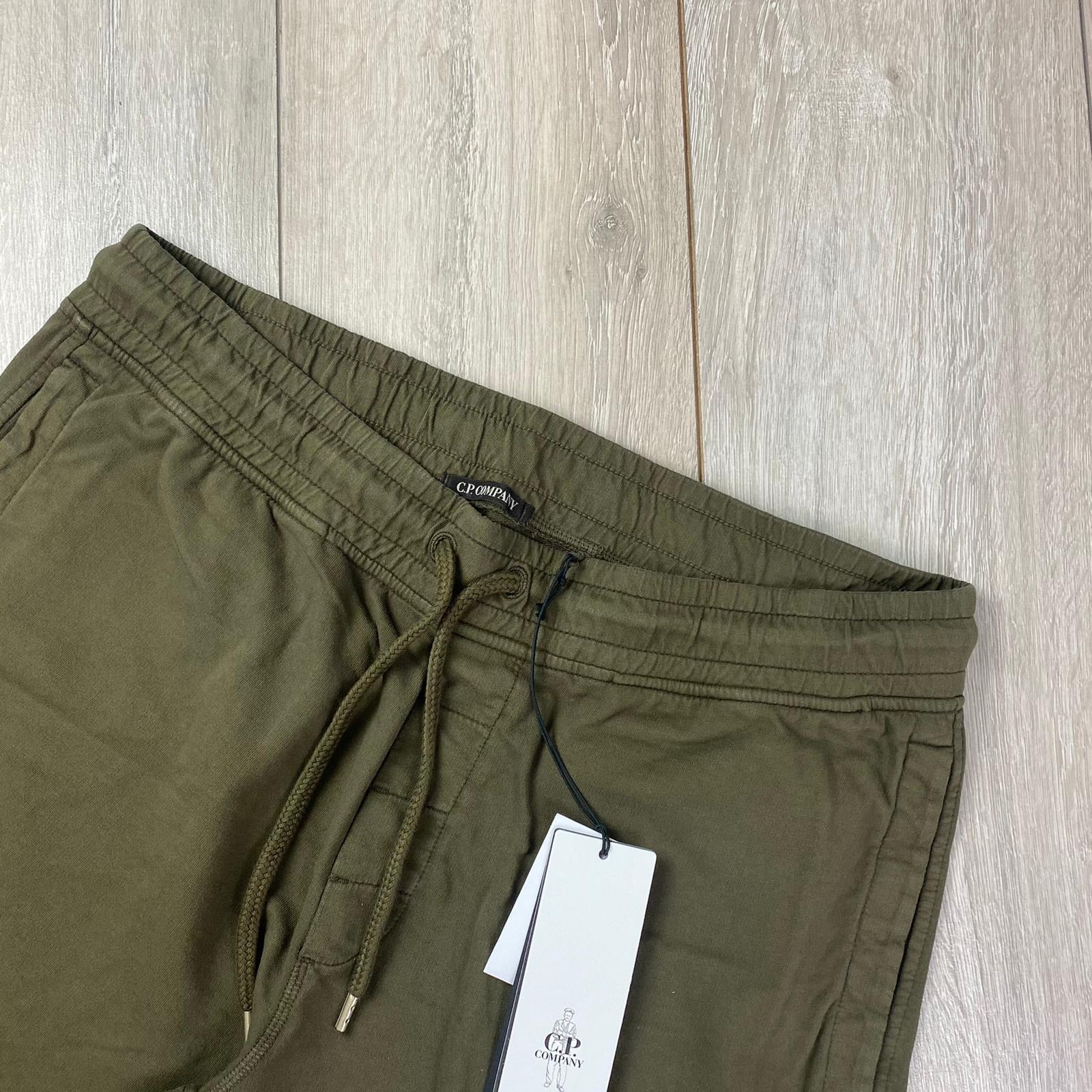CP Company Jersey Shorts - Green Ironleague