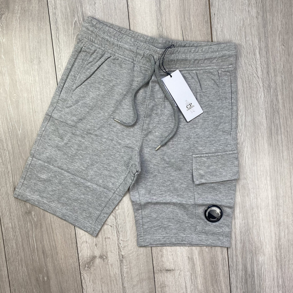 CP Company Jersey Shorts - Grey Ironleague