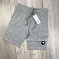 CP Company Jersey Shorts - Grey Ironleague