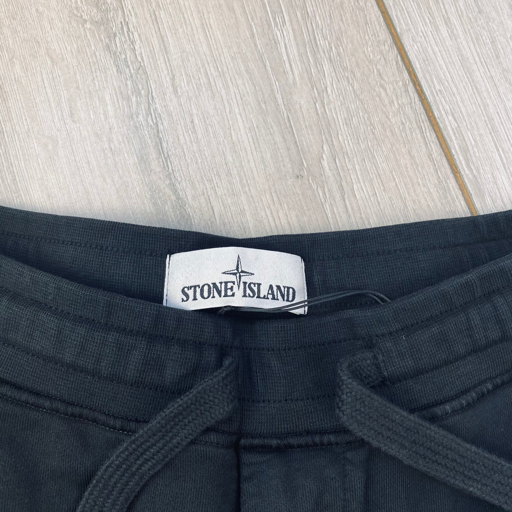 Stone Island Jersey Shorts - Black Ironleague