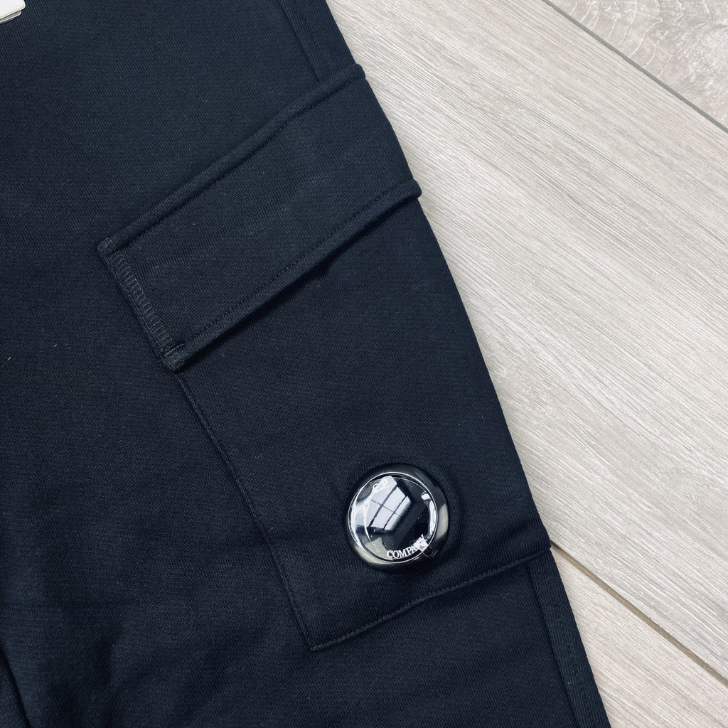 CP Company Raised Fleece Sweatpants - Black Ironleague