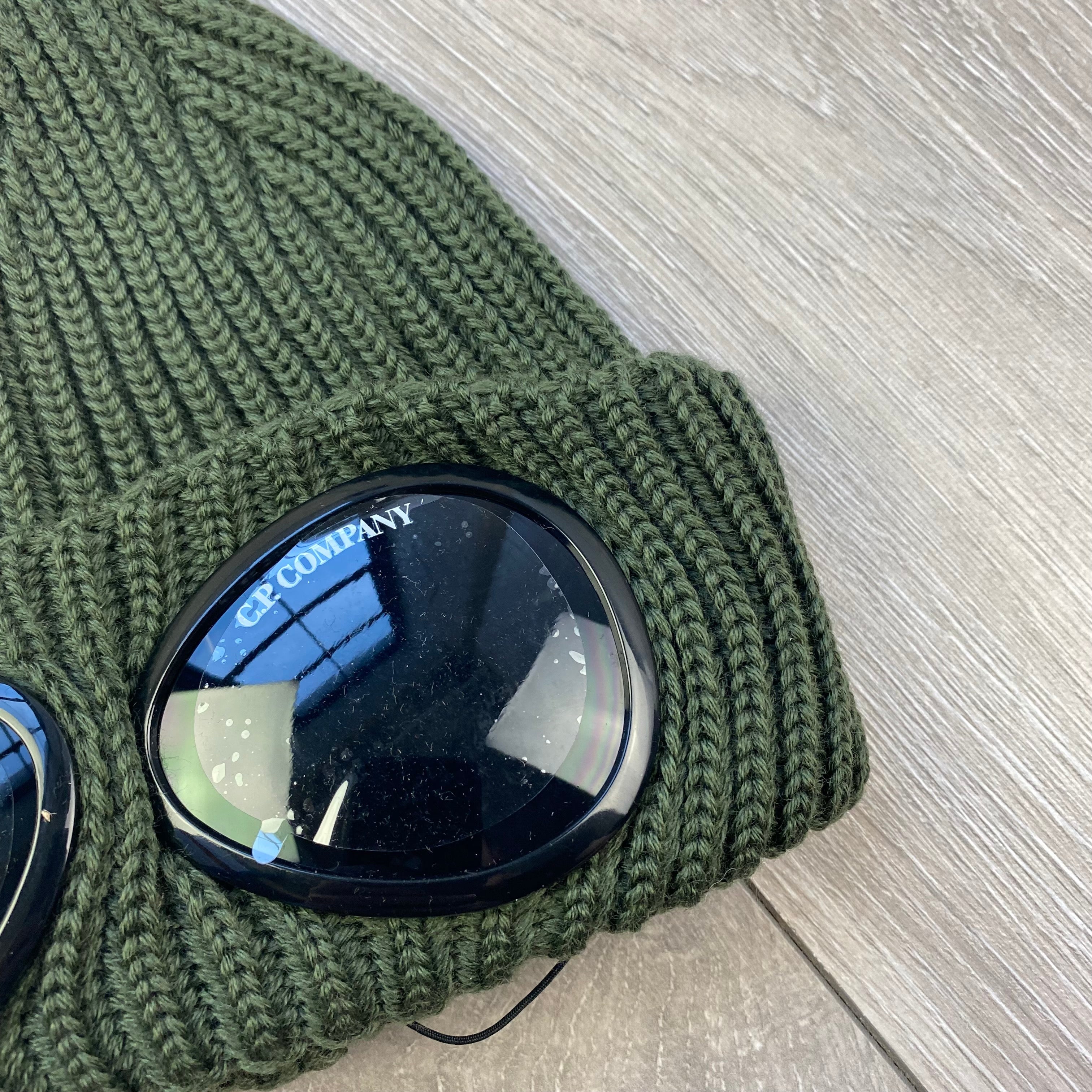 CP Company Goggle Beanie - Ivy Green Ironleague