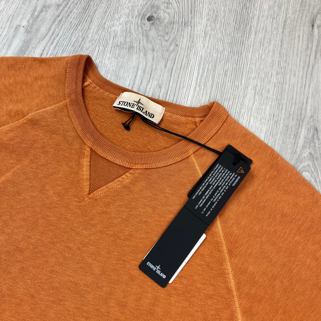 Stone Island Dyed Sweatshirt - Sienna Ironleague