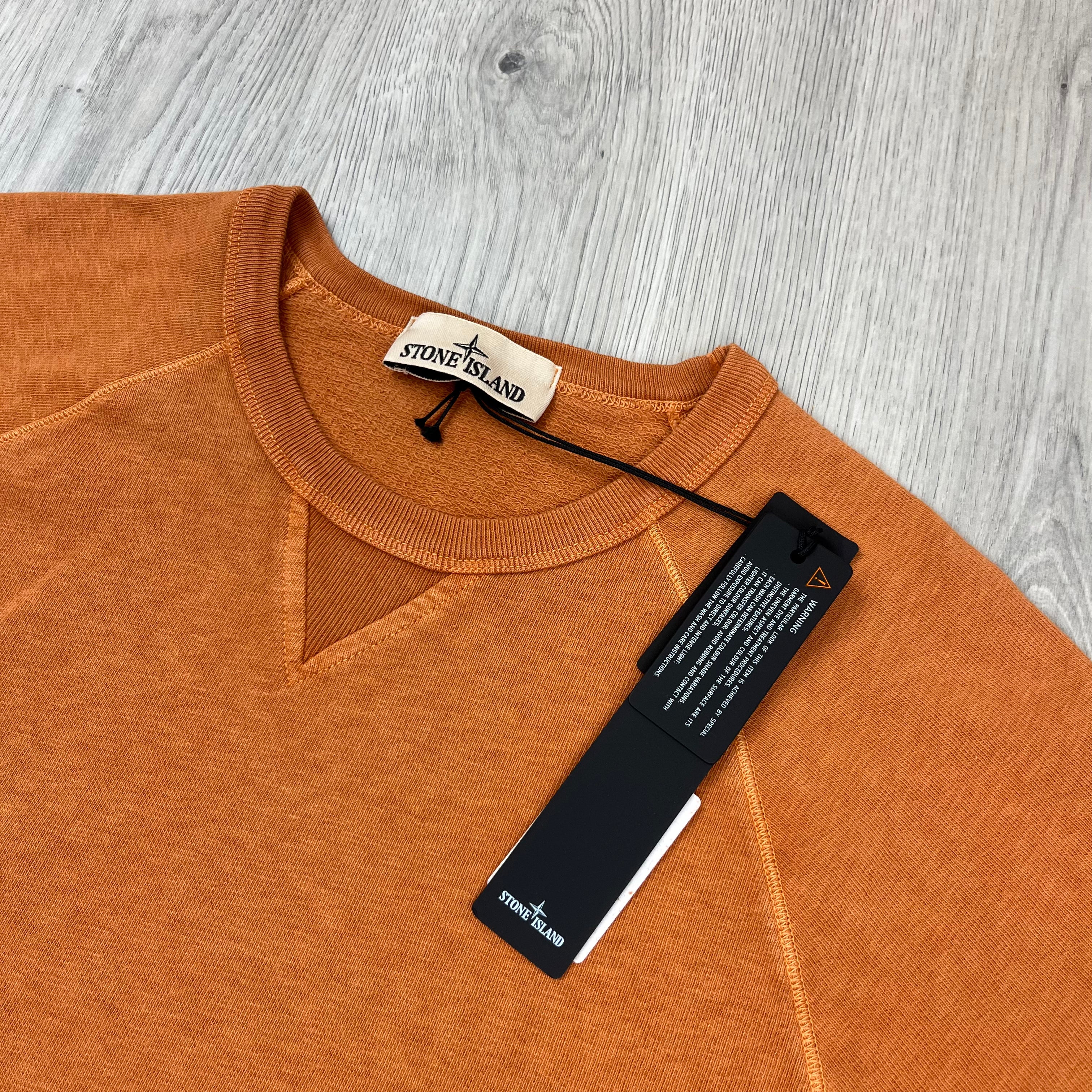 Stone Island Dyed Sweatshirt - Sienna Ironleague
