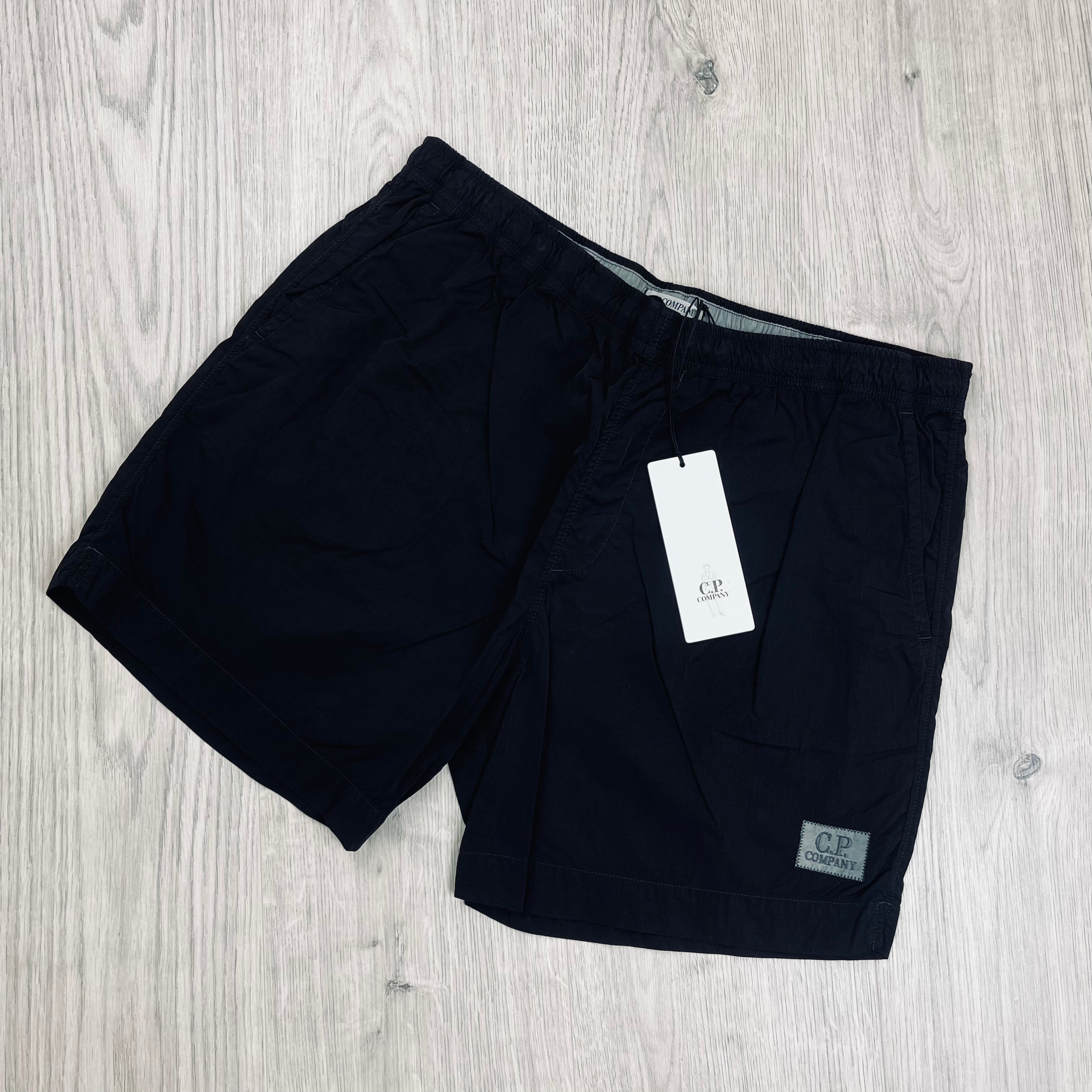 CP Company Chrome Swim Shorts - Black Ironleague