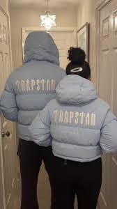 Trapstar Decoded 2.0 Puffer Jacket - Light Blue Ironleague