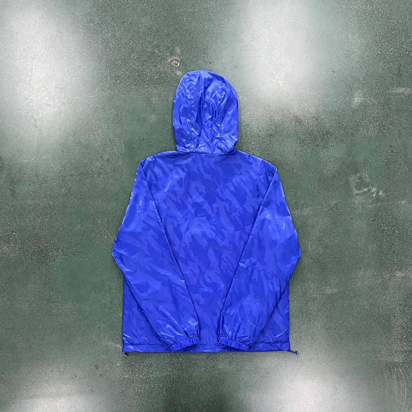Trapstar Irongate T Jacquard Windbreaker - Black/Blue Ironleague