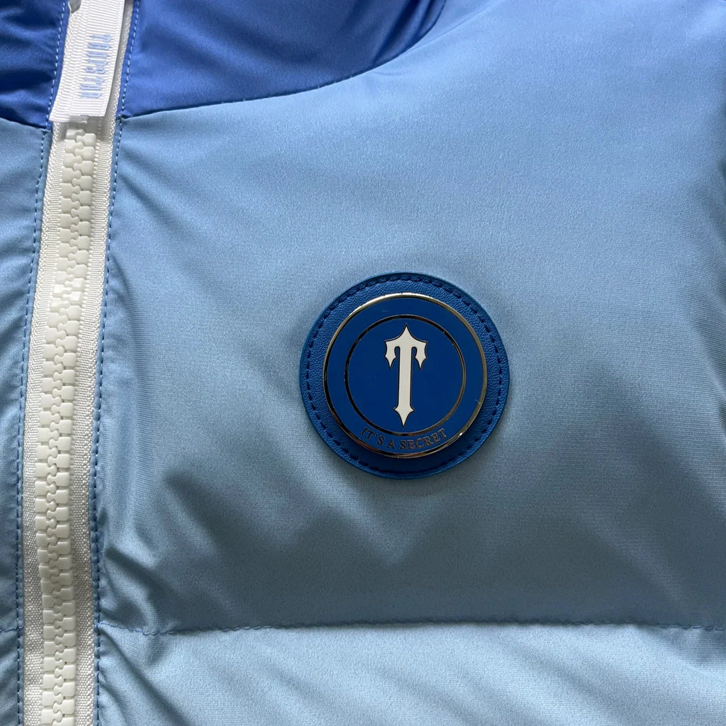 Trapstar Irongate Badge Gilet - Ice Blue Ironleague