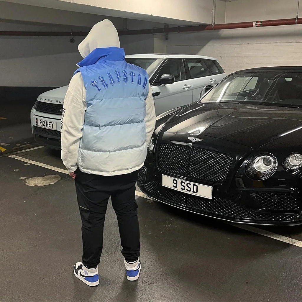 Trapstar Irongate Badge Gilet - Ice Blue Ironleague