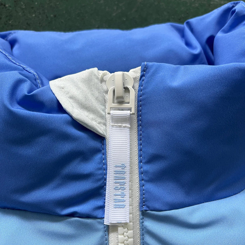Trapstar Irongate Badge Gilet - Ice Blue Ironleague