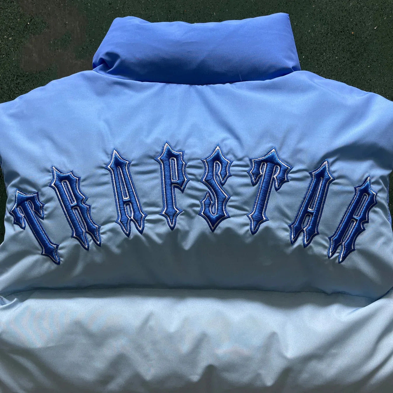 Trapstar Irongate Badge Gilet - Ice Blue Ironleague