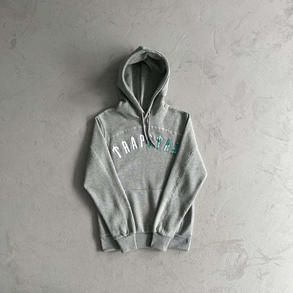 Trapstar Irongate Chenille Arch Tracksuit - Grey/Blue Ironleague