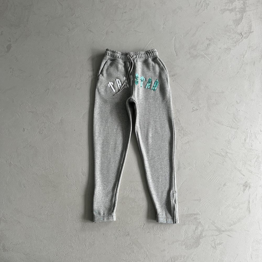 Trapstar Irongate Chenille Arch Tracksuit - Grey/Blue Ironleague