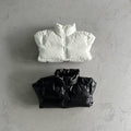 Trapstar Irongate Embossed Puffer Jacket - Black/White Ironleague