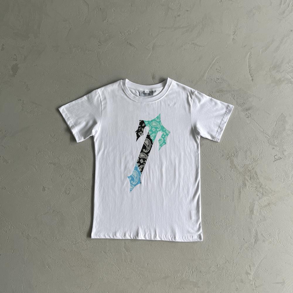 Trapstar Irongate Palsley T-Shirt - White Ironleague