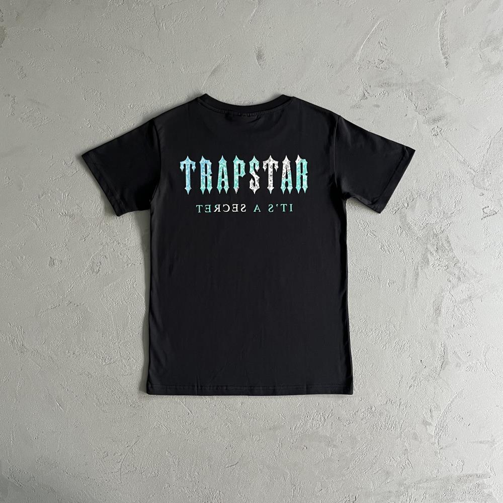 Trapstar Irongate Palsley T-Shirt - Black Ironleague