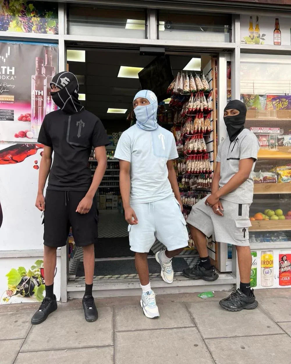 Trapstar Irongate T Balaclava - Black/Grey Ironleague