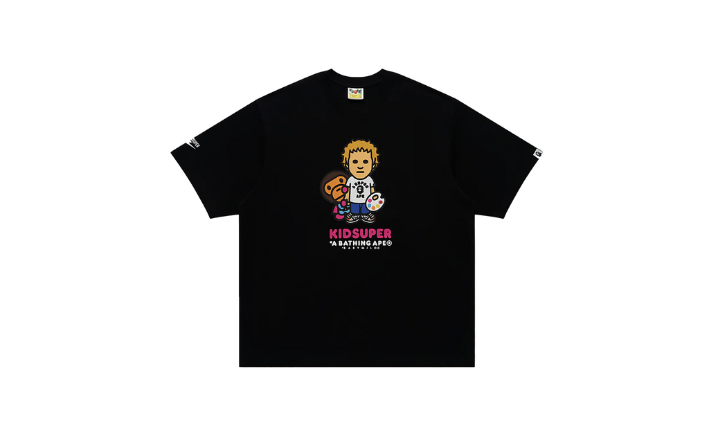 BAPE MILO TEE KIDSUPER - Black 2L23 110 907 Black