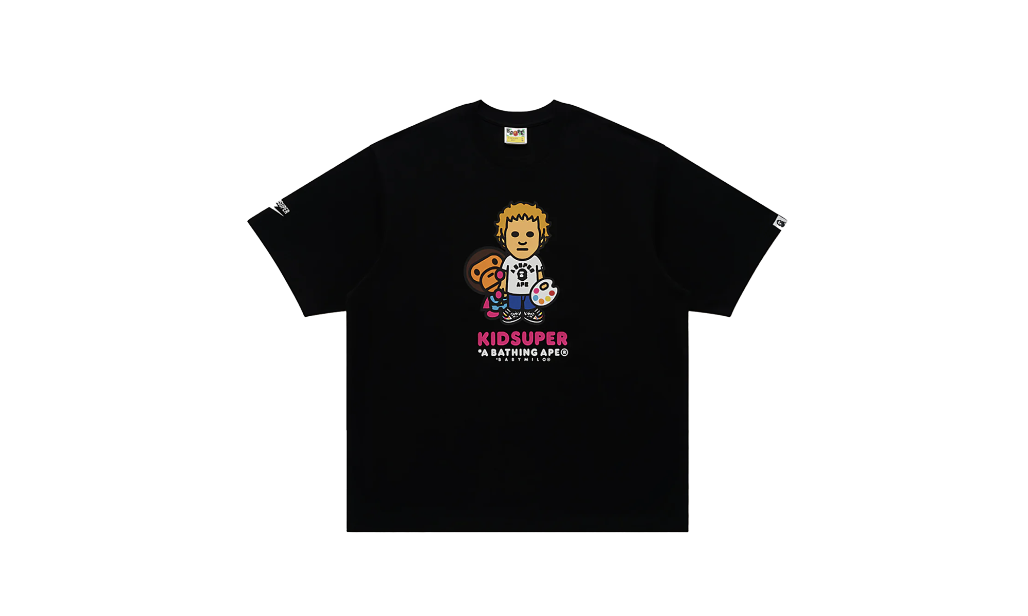 BAPE MILO TEE KIDSUPER - Black 2L23 110 907 Black