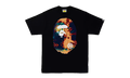 BAPE Tie Dye By Bathing Ape Tee Black / Navy 1I30 110 035 BLACK NAVY