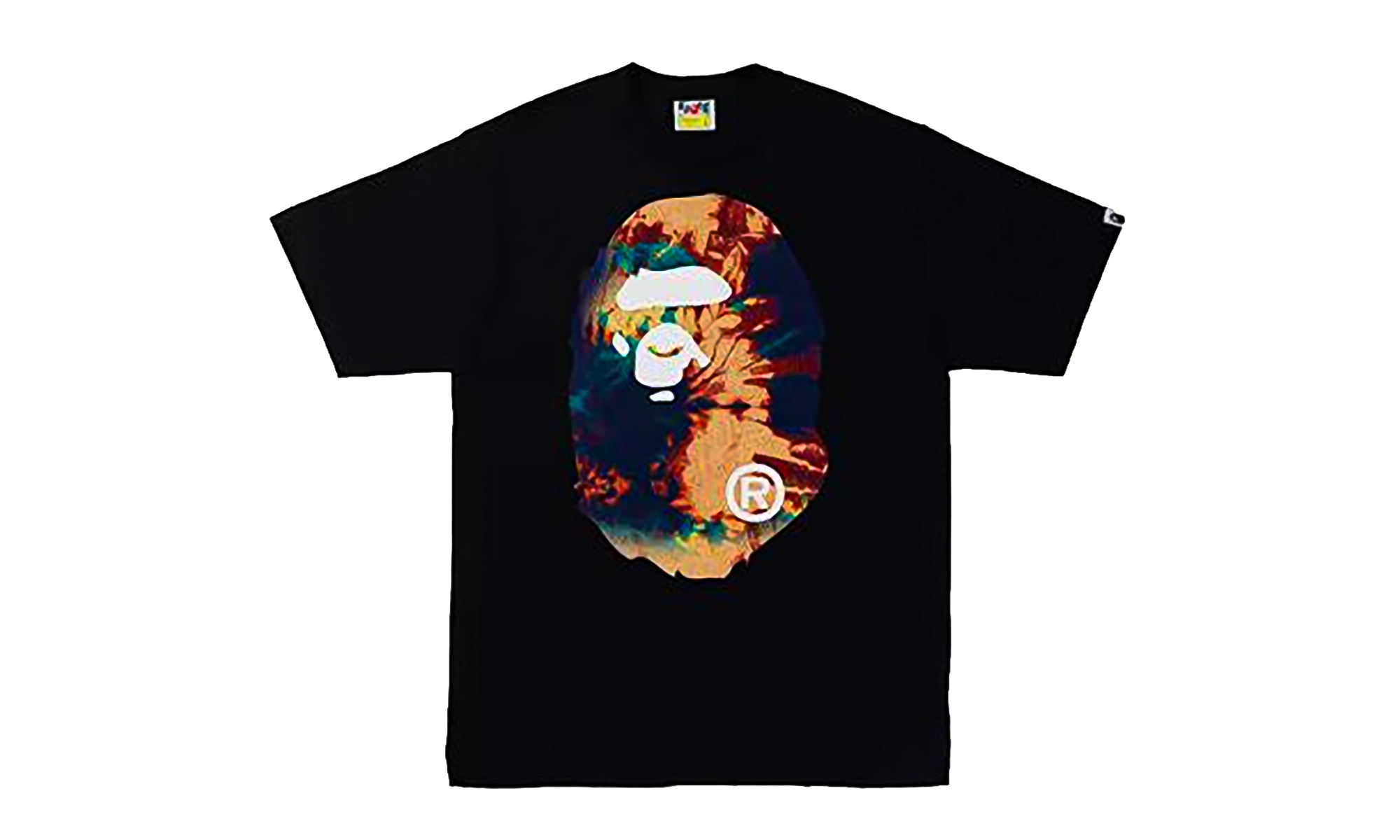 BAPE Tie Dye By Bathing Ape Tee Black / Navy 1I30 110 035 BLACK NAVY