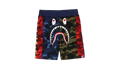 BAPE Mix Camo Crazy Sweat Shorts Multi-Color MULTI 001SPJ301015MMUL
