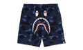 BAPE ABC Camo Shark Sweatshorts Navy 1K30 153 002 NAVY