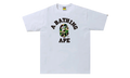 BAPE ABC Camo College Tee White / Green 1J30 110 005 WHITE GREEN