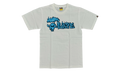 BAPE Flame Ape Face Tee White / Blue 1K20 110 034 WHITE BLUE