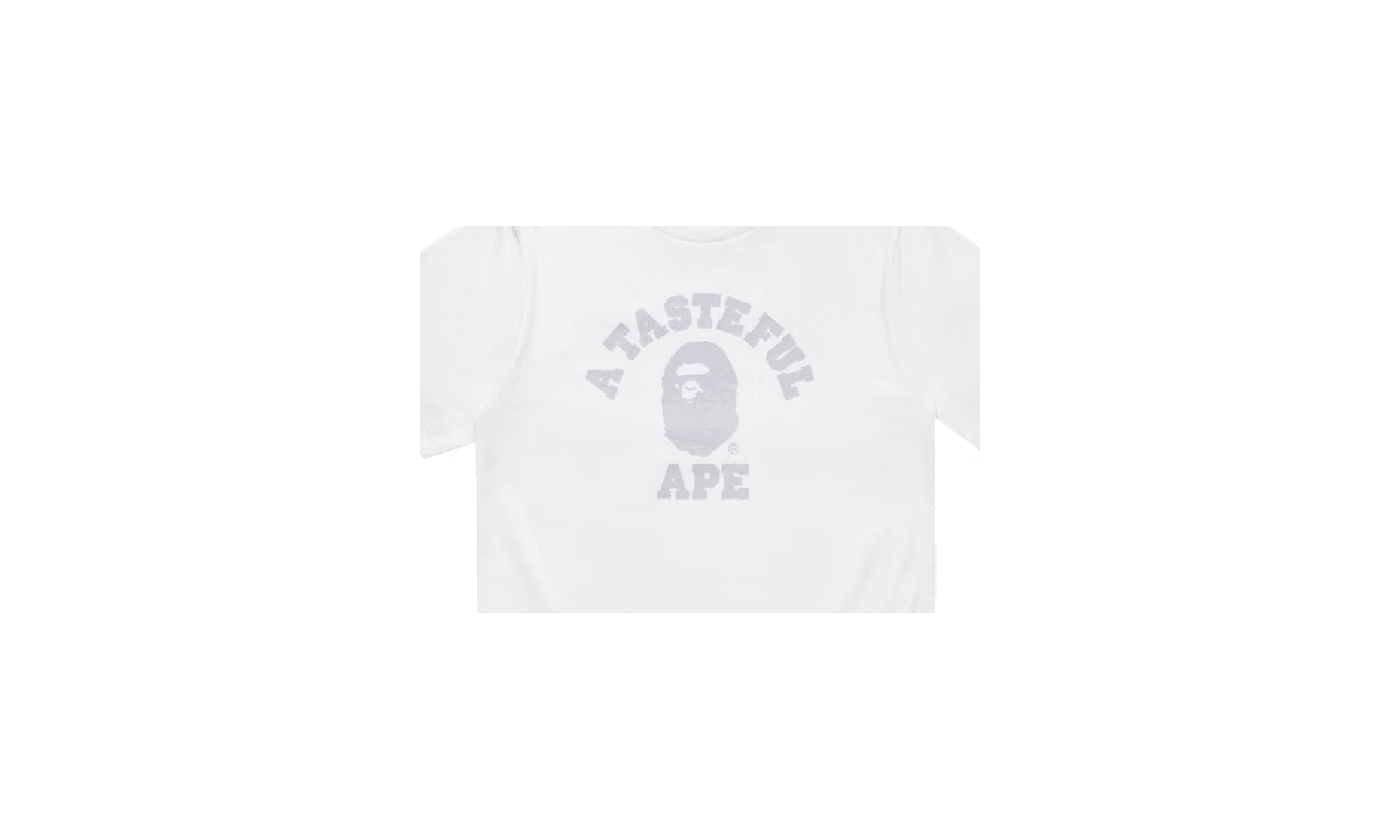 BAPE College SS Tee JJJJound - White TVQIA3NF