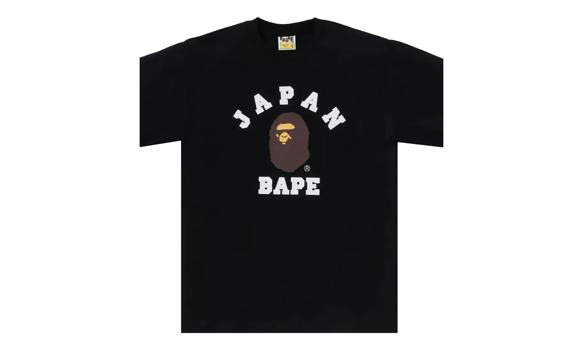 BAPE Japan College City Tee Black 1J22 110 013 BLAC